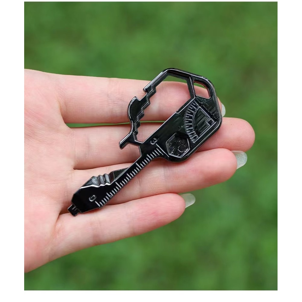 Keychain Multitool Stainless Steel EDC Pocket Repair Tool