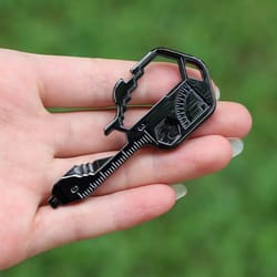 keychain multitool stainless steel edc pocket repair tool