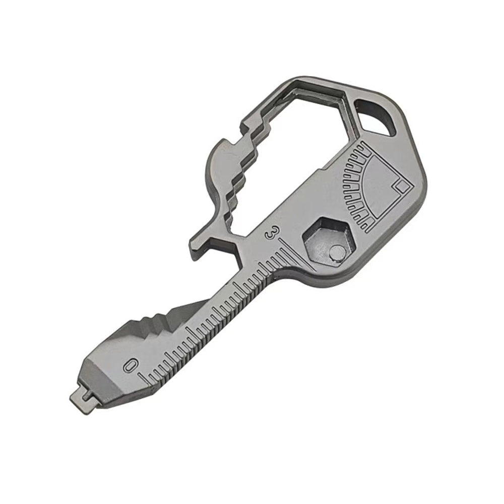 Keychain Multitool Stainless Steel EDC Pocket Repair Tool