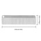 Titanium Pocket Comb Keychain Lightweight Portable Camping EDC Grooming Tool 6