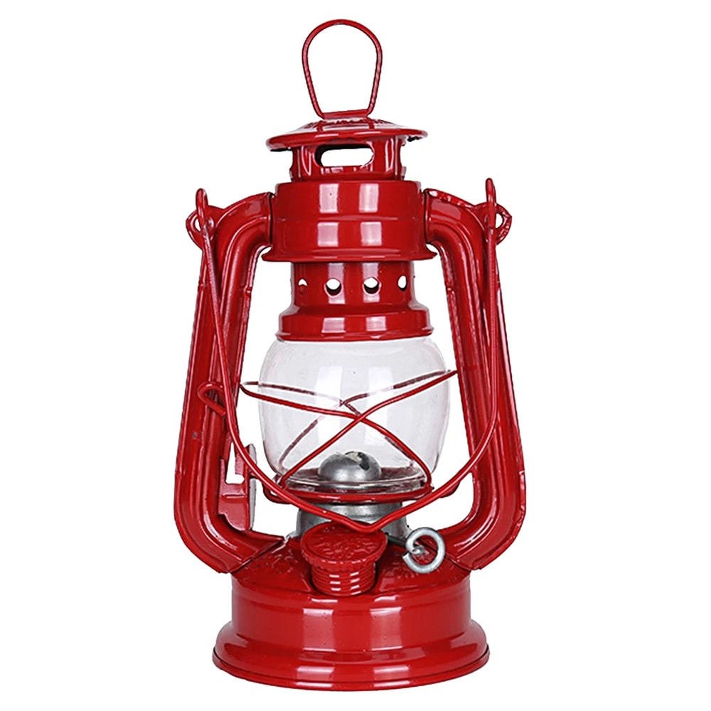 Vintage Kerosene Lantern Retro Metal Camping Oil Lantern For Outdoor Decor Emergency Lighting 7