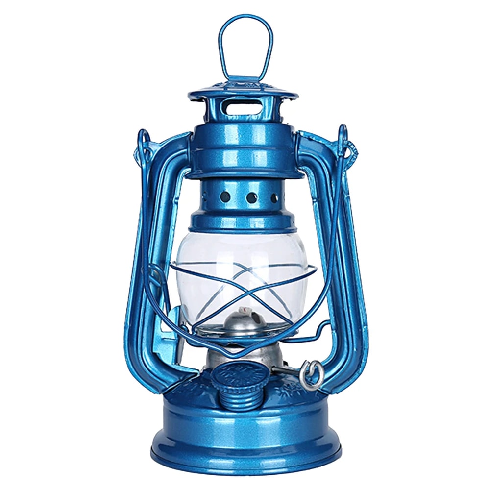 Vintage Kerosene Lantern Retro Metal Camping Oil Lantern For Outdoor Decor Emergency Lighting 9