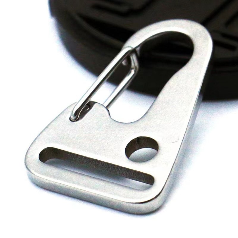 Heavy Duty Stainless Steel Carabiner Clip Belt Hook For Outdoor Gear EDC 0