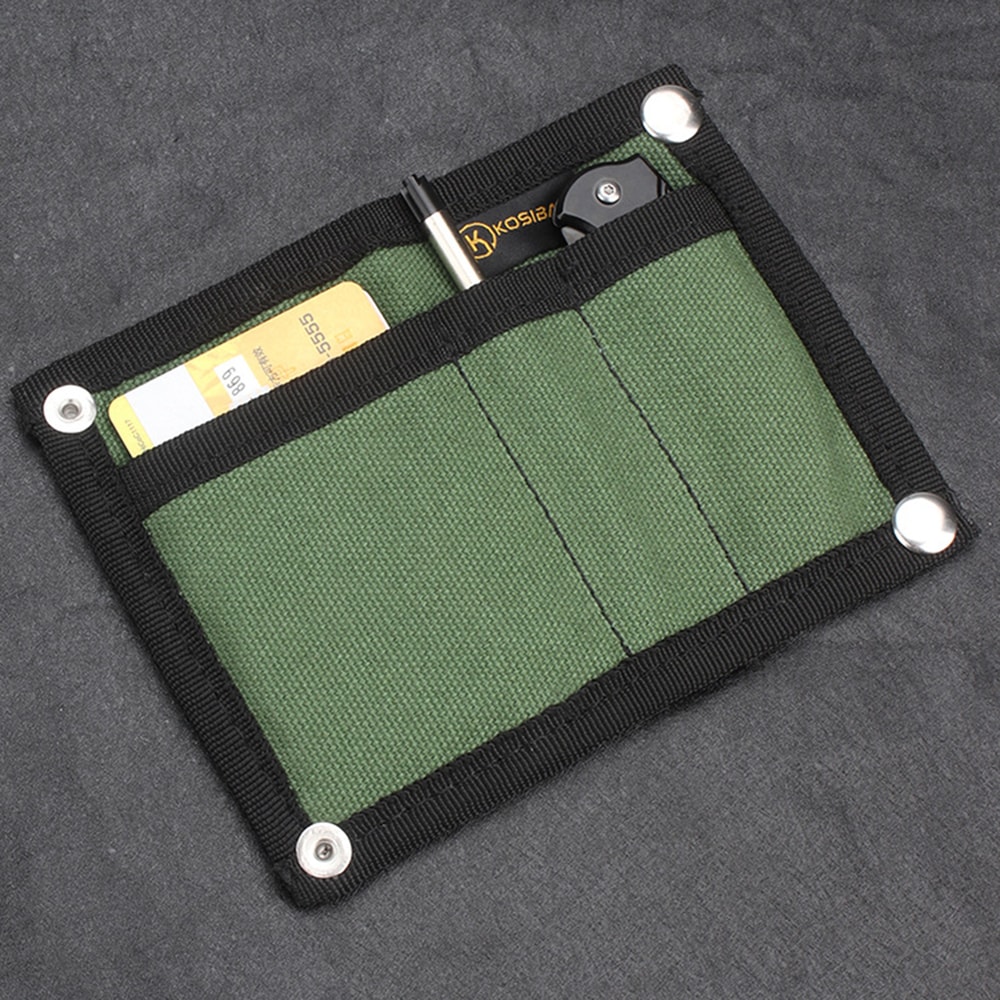 Tactical MOLLE Mini Wallet Organizer Compact EDC Card Holder For Outdoor Travel 2