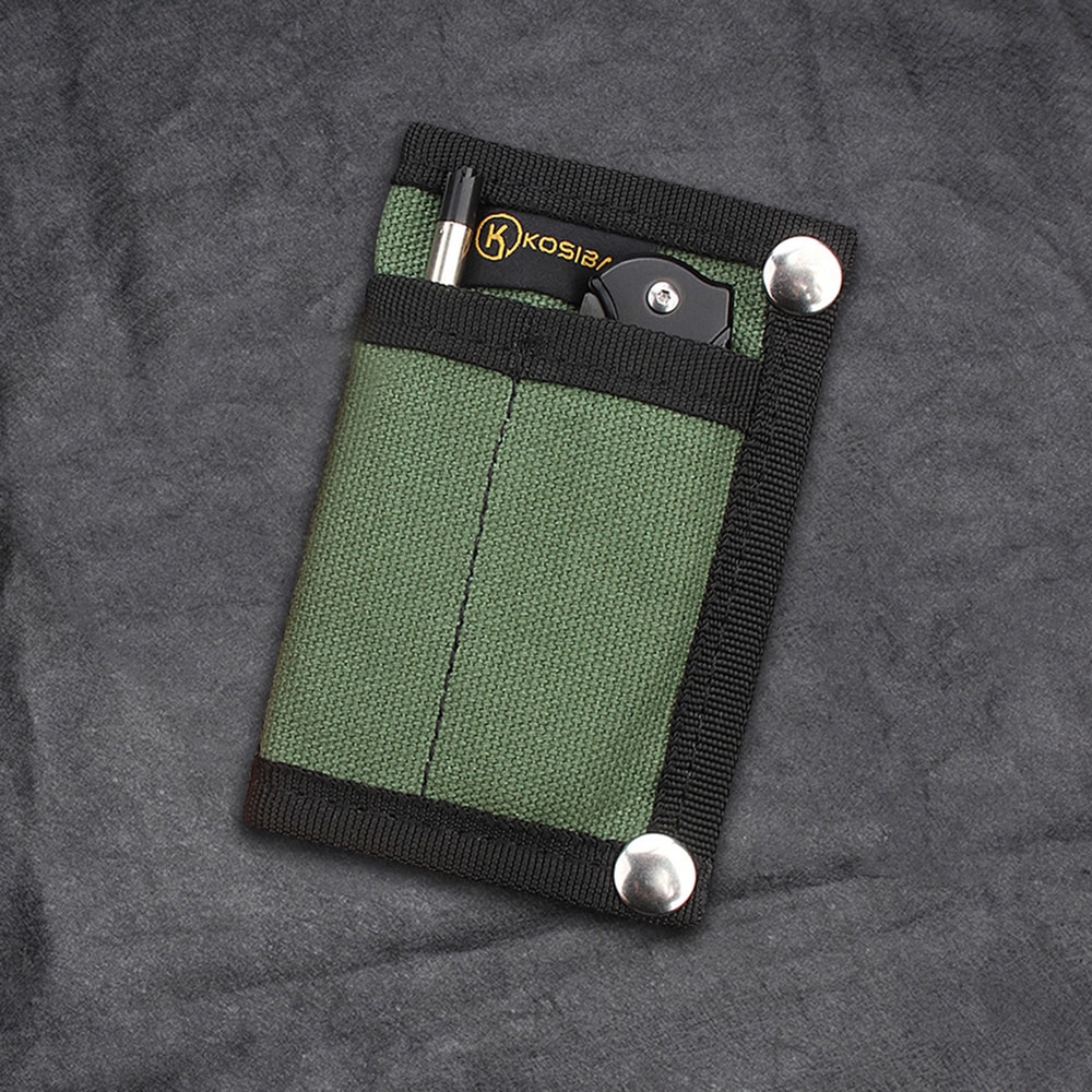 Tactical MOLLE Mini Wallet Organizer Compact EDC Card Holder For Outdoor Travel 3