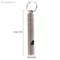 High Decibel Titanium Emergency Whistle Keychain for Hiking, Camping & Survival