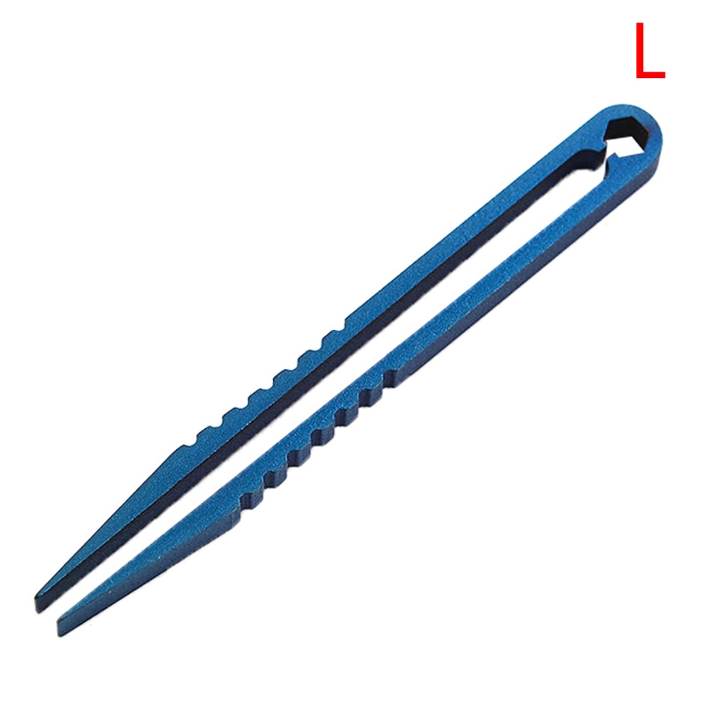 Titanium Tweezers EDC Tool Precision Grip Outdoor Camping Gear 6