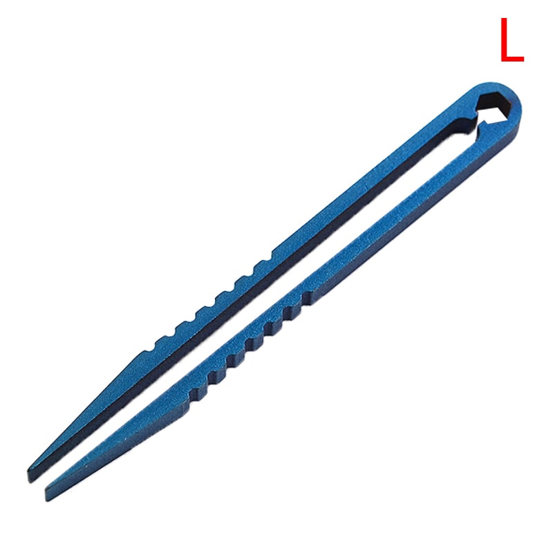 Titanium Tweezers EDC Tool Precision Grip Outdoor Camping Gear 6