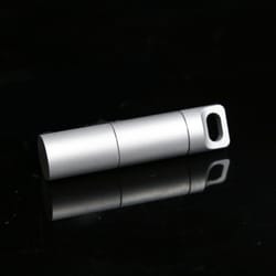 titanium waterproof pill case keychain mini edc pill container for travel & outdoor safety