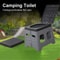 Portable Camping Toilet Foldable Travel Toilet With Lid Compact Outdoor Emergency Toilet 0