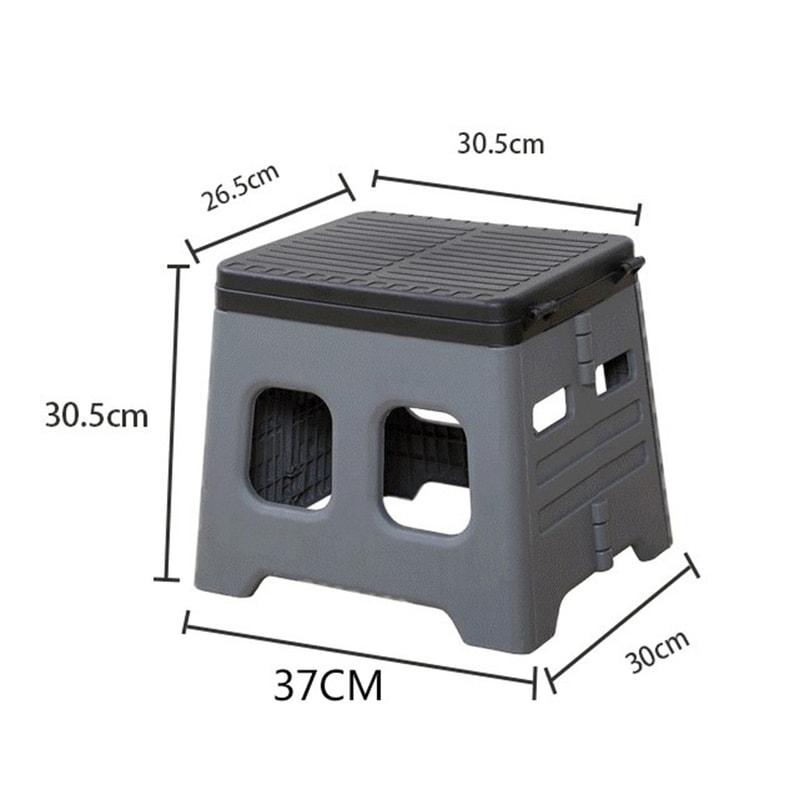 Portable Camping Toilet Foldable Travel Toilet With Lid Compact Outdoor Emergency Toilet 2