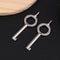 Universal Handcuff Key Set Law Enforcement Handcuff Lock Replacement Cuff Keys with Keychain