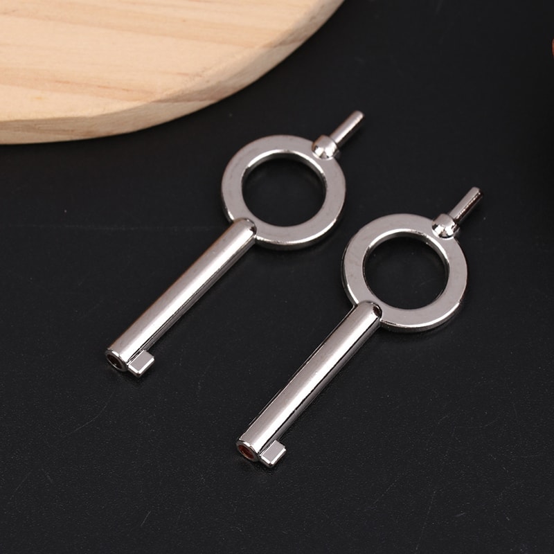Universal Handcuff Key Set Law Enforcement Handcuff Lock Replacement Cuff Keys with Keychain
