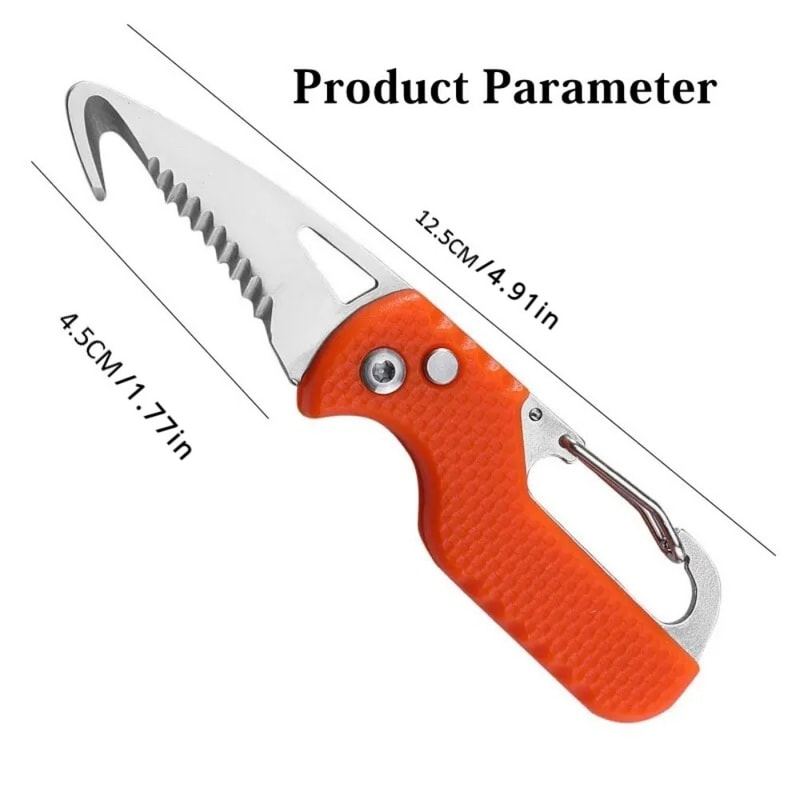 Compact Portable Folding Knife Keychain Utility Cutter For EDC Camping Packages 5