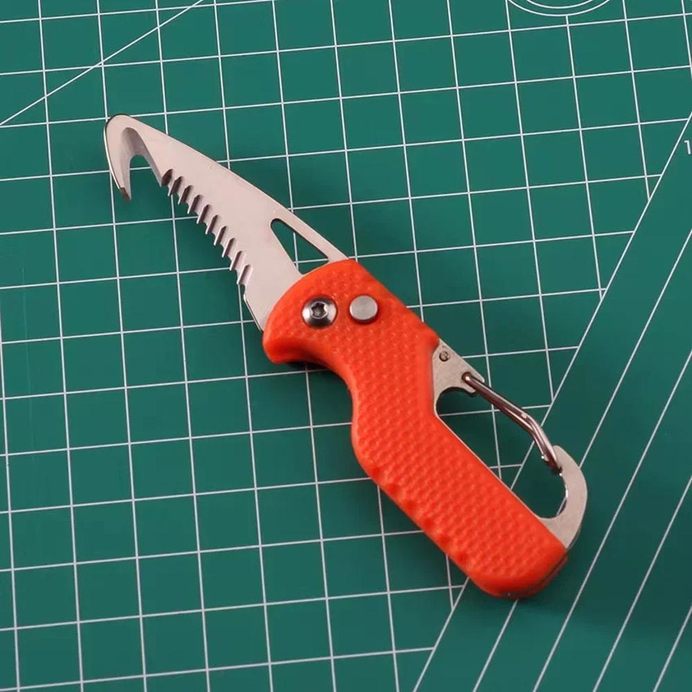 Compact Portable Folding Knife Keychain Utility Cutter For EDC Camping Packages 6