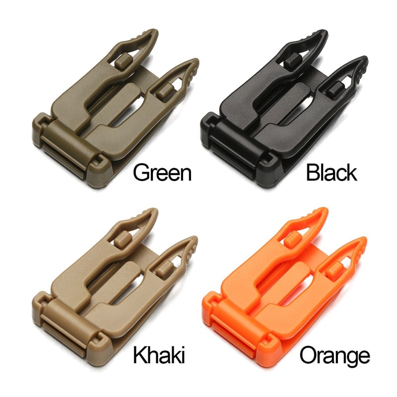 Premium Camping Carabiner MOLLE Webbing Accessories Heavy Duty Backpack Buckle Straps 3