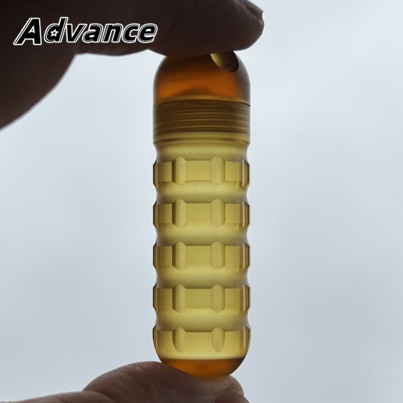 Compact Waterproof Pill Bottle Portable EDC Tool & Outdoor Pill Box