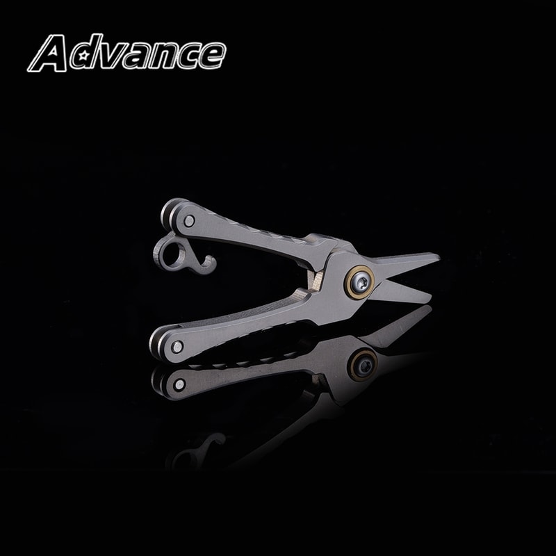 PrecisionMini Portable Titanium Nose Hair Scissors Keychain Grooming Tool