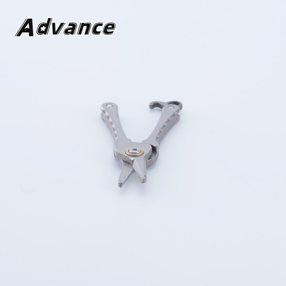 PrecisionMini Portable Titanium Nose Hair Scissors Keychain Grooming Tool