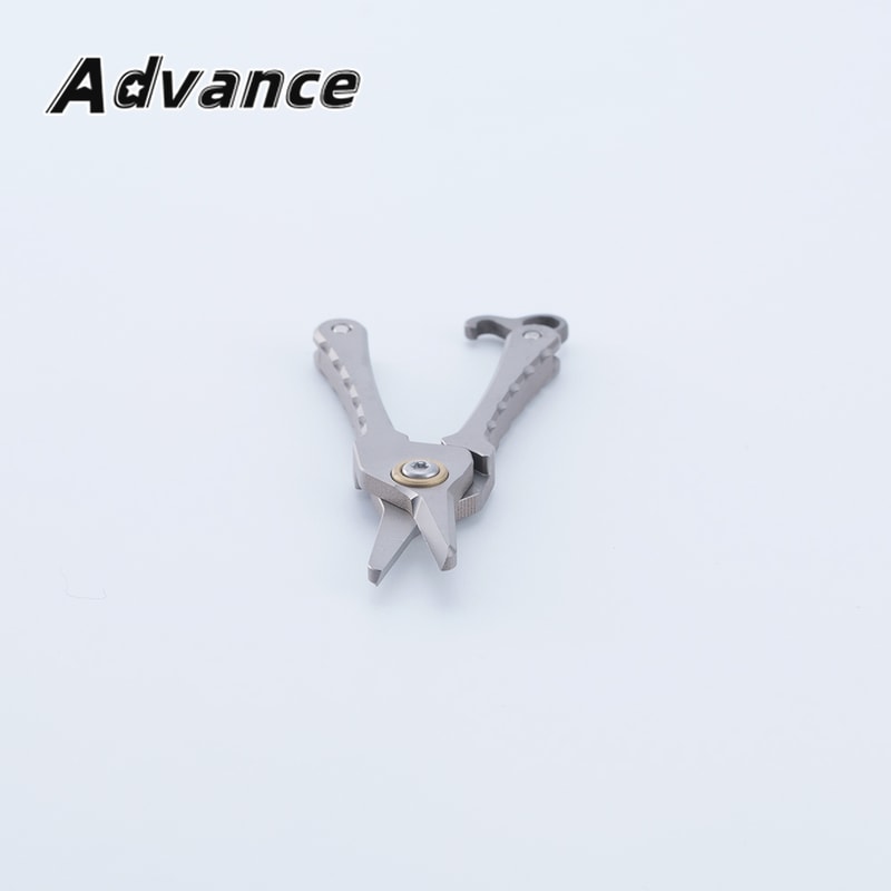 PrecisionMini Portable Titanium Nose Hair Scissors Keychain Grooming Tool