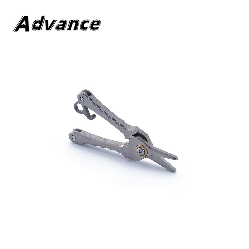 PrecisionMini Portable Titanium Nose Hair Scissors Keychain Grooming Tool