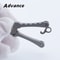 PrecisionMini Portable Titanium Nose Hair Scissors Keychain Grooming Tool