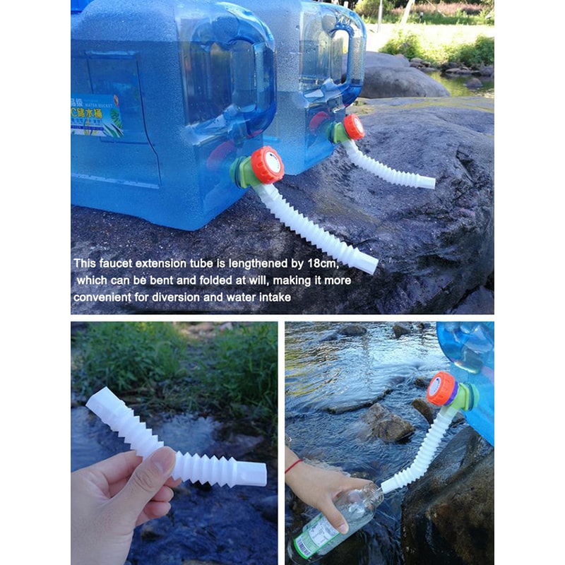 Portable Flexible Faucet Extension Hose Telescopic Faucet Extender For Outdoor Use Bucket Filling 3