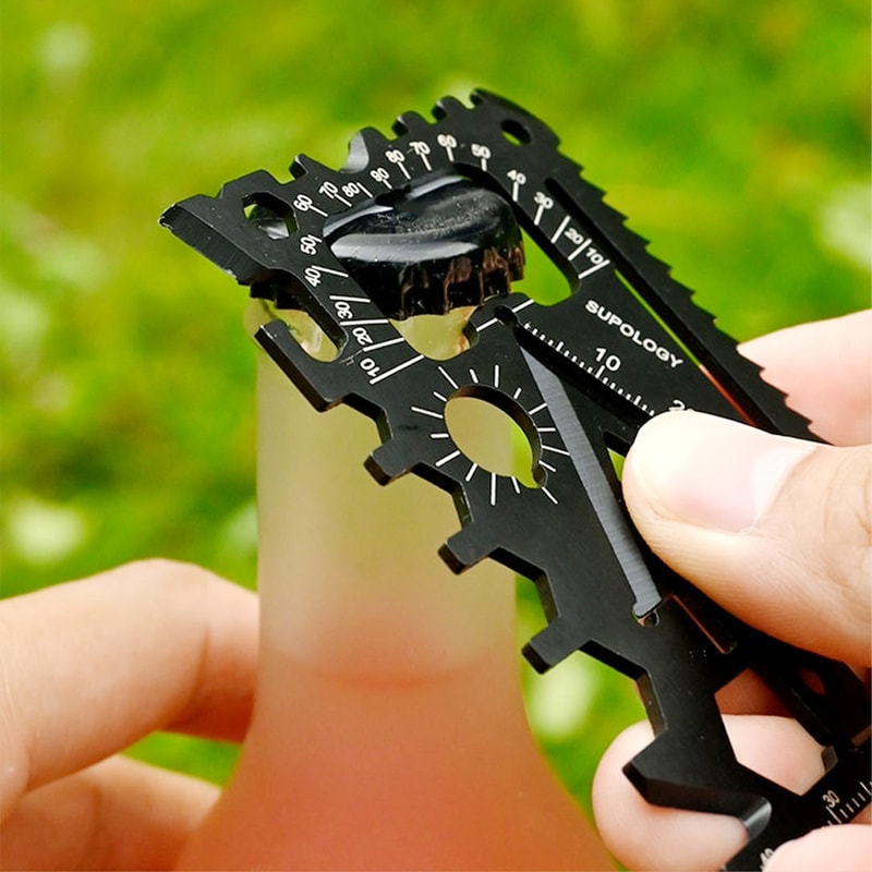 Premium credit card multi tool Portable outdoor survival tool & Bottle Opener Multifunction Pocket Gear