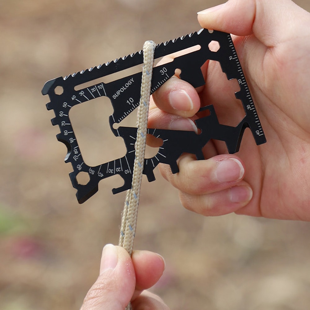 Premium credit card multi tool Portable outdoor survival tool & Bottle Opener Multifunction Pocket Gear