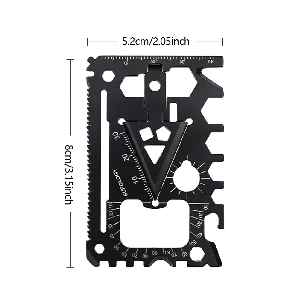 Premium credit card multi tool Portable outdoor survival tool & Bottle Opener Multifunction Pocket Gear