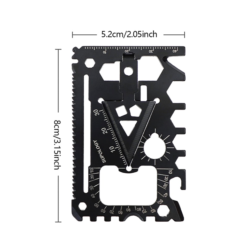 Premium credit card multi tool Portable outdoor survival tool & Bottle Opener Multifunction Pocket Gear