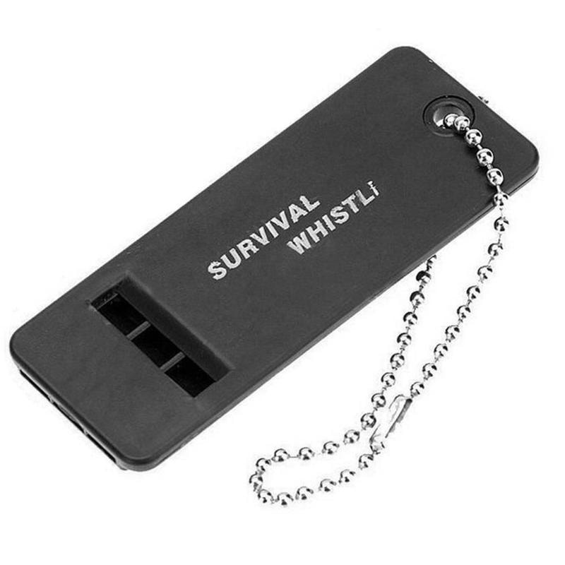 Tactical Survival Whistle High Pitched Emergency Safety Gear for Hiking & Camping