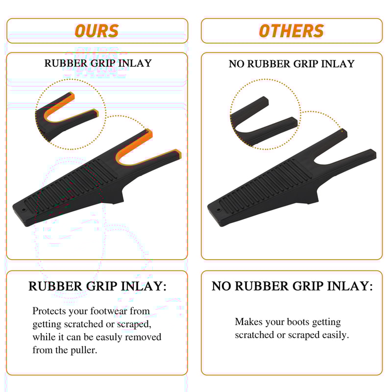 Heavy Duty Outdoor Boot Puller Tool & Boot Remover Jack for Easy No Bend Shoe Take Off