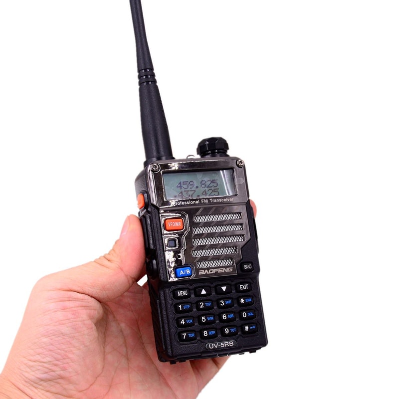 Two Way Radio With Single Ear Hook PTT Headset For Outdoor Adventures 1