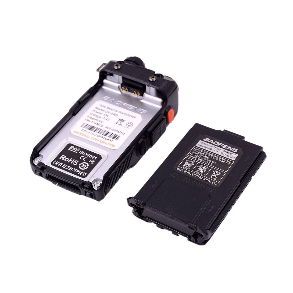 Two Way Radio With Single Ear Hook PTT Headset For Outdoor Adventures 2