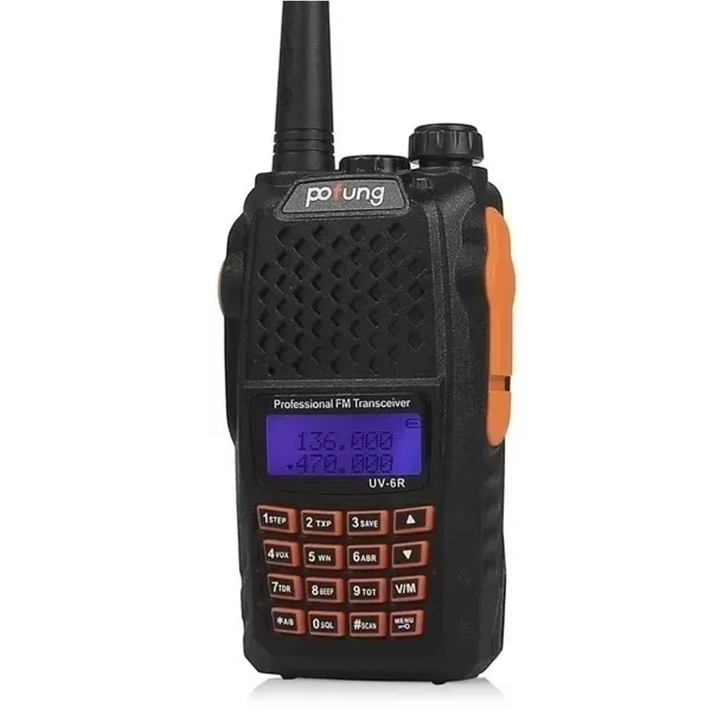 Portable Dual Band Handheld Radio Scanner & Two Way Transceiver for Emergency Communication