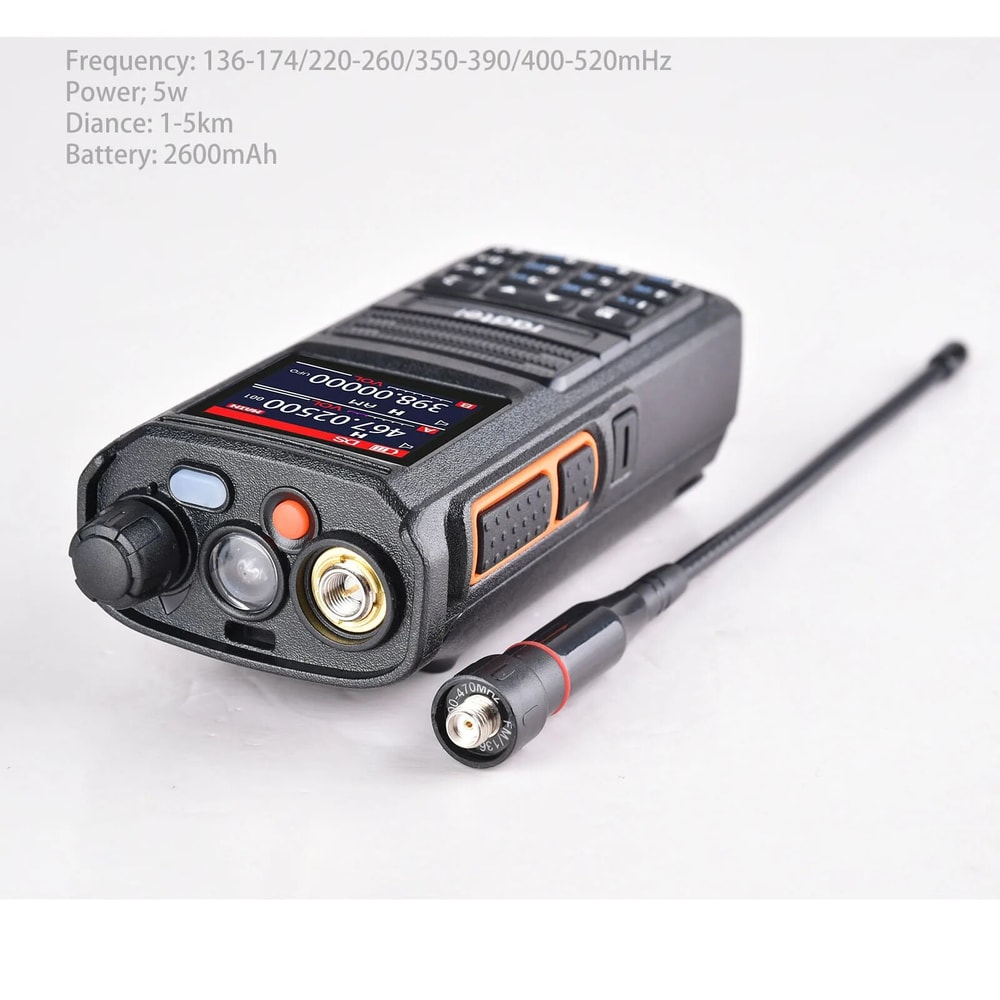 Radtel RT Multi Band Full Band Ham Radio with Channels Air Band Two Way Radio & USB C Handheld Transceiver
