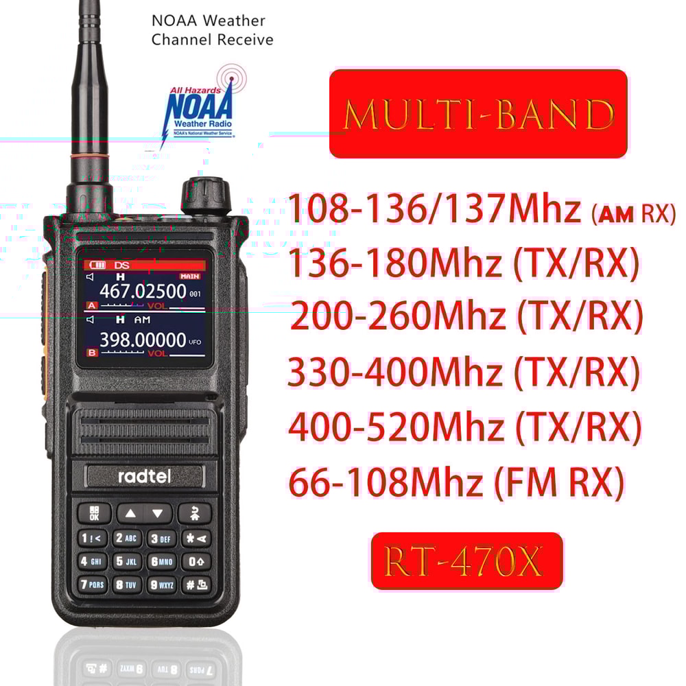 Radtel RT Multi Band Ham Radio Transceiver Two Way Radio