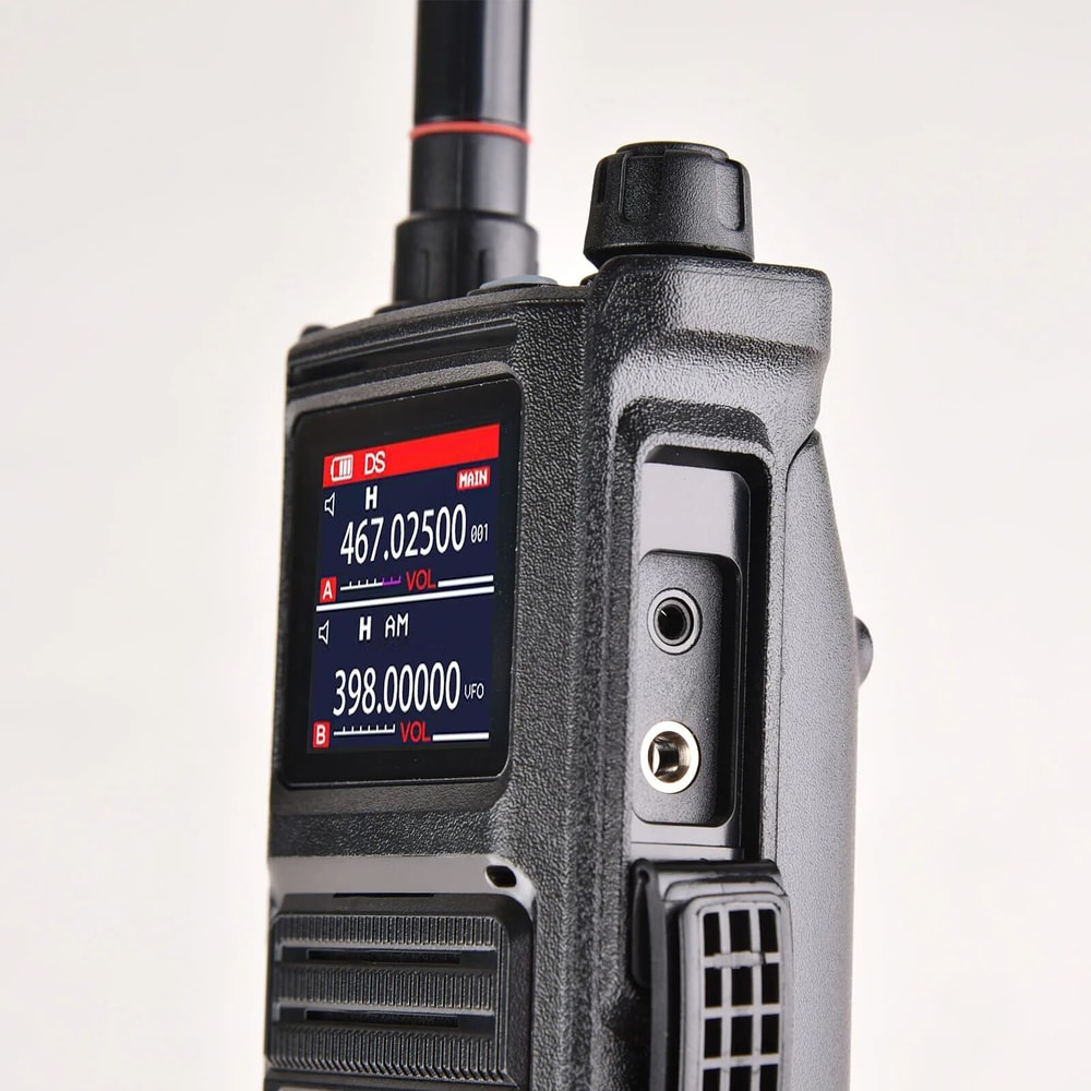 Handheld Full Band Ham Transceiver with Channels Air Band Scanner & NOAA Weather Receiver