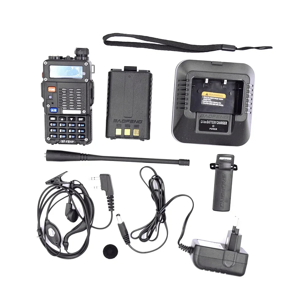 Professional Dual Band Two Way Radio VHF UHF Ham Radio Handheld Transceiver