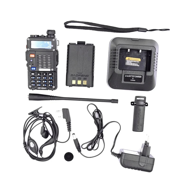 Professional Dual Band Two Way Radio VHF UHF Ham Radio Handheld Transceiver