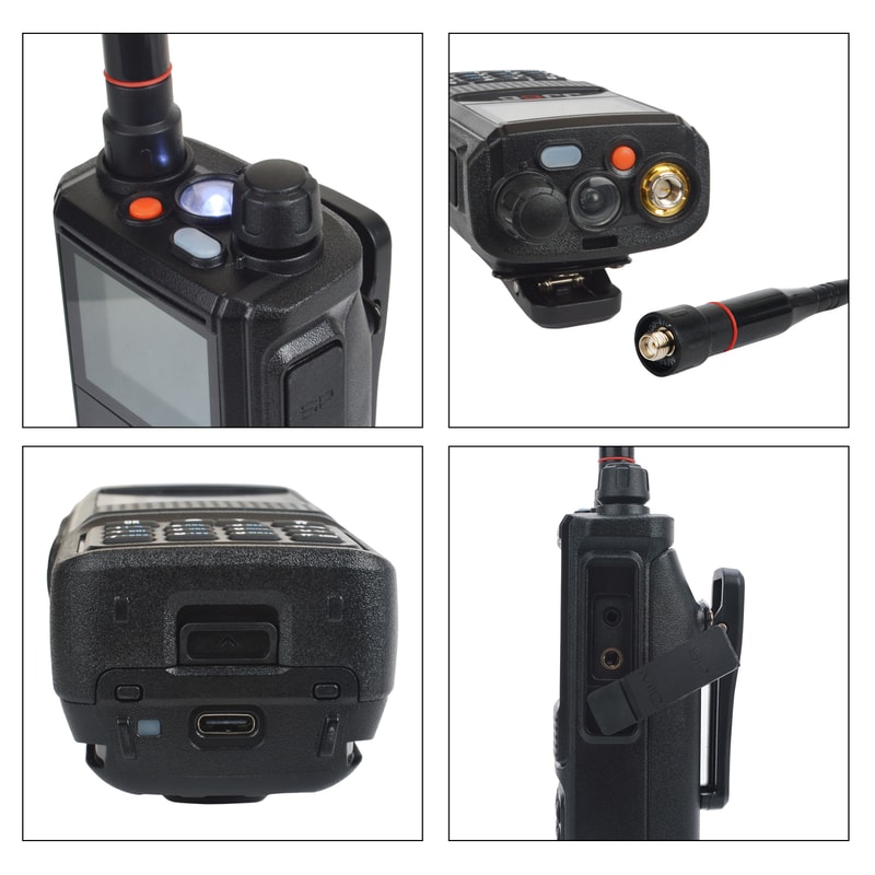 Hiroyasu HI Portable VHF UHF Two Way Radio & Air Band Radio Scanner with Channels