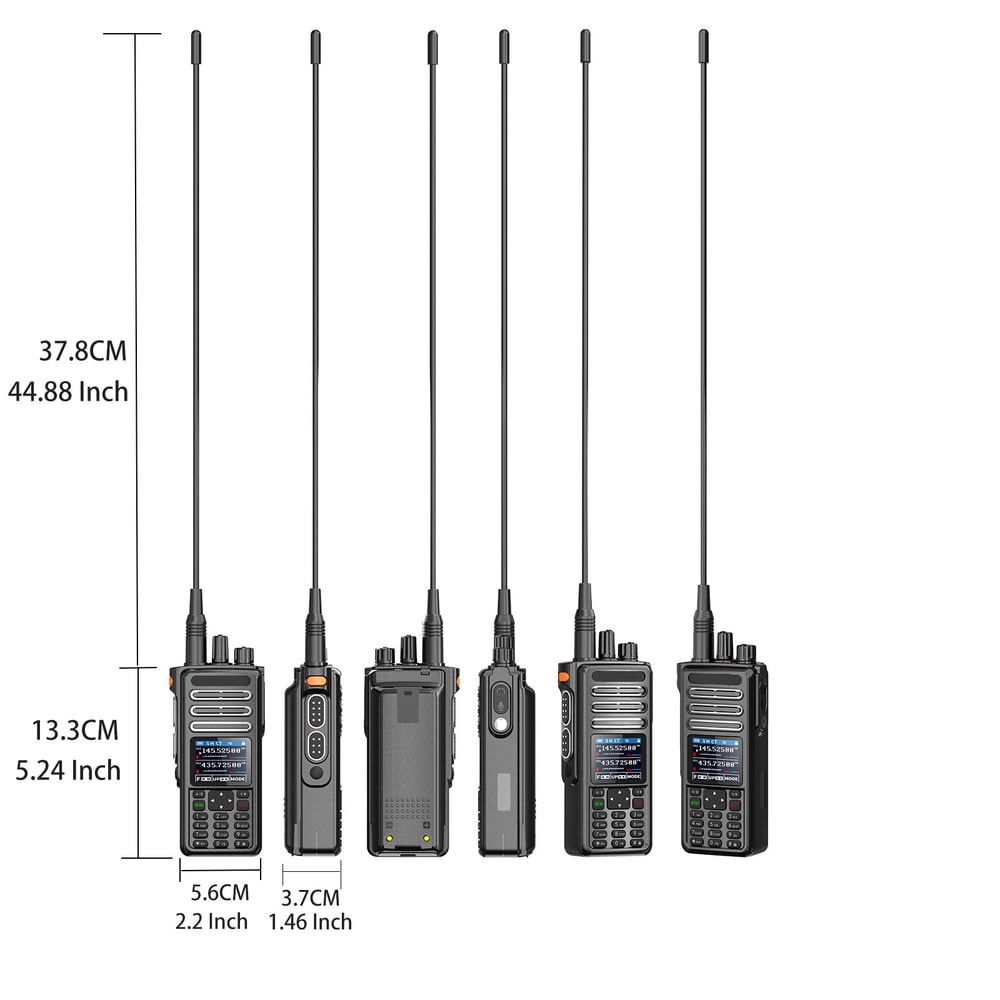 Waterproof Walkie Talkie With Ham Radio NOAA Scanner 5