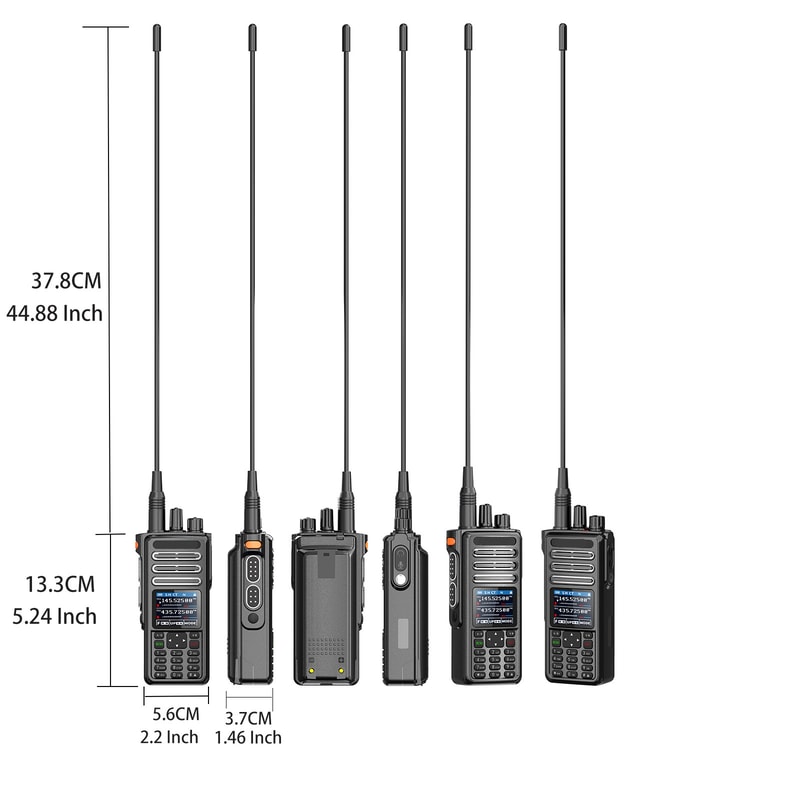 Waterproof Walkie Talkie With Ham Radio NOAA Scanner 5