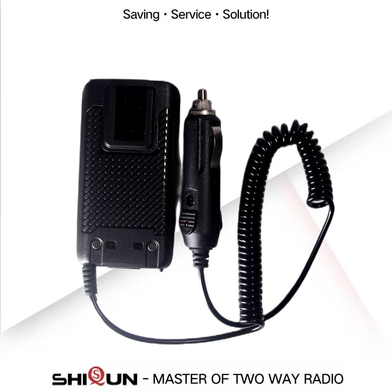 Quansheng Battery Eliminator Car Charger For Walkie Talkie Plus 4