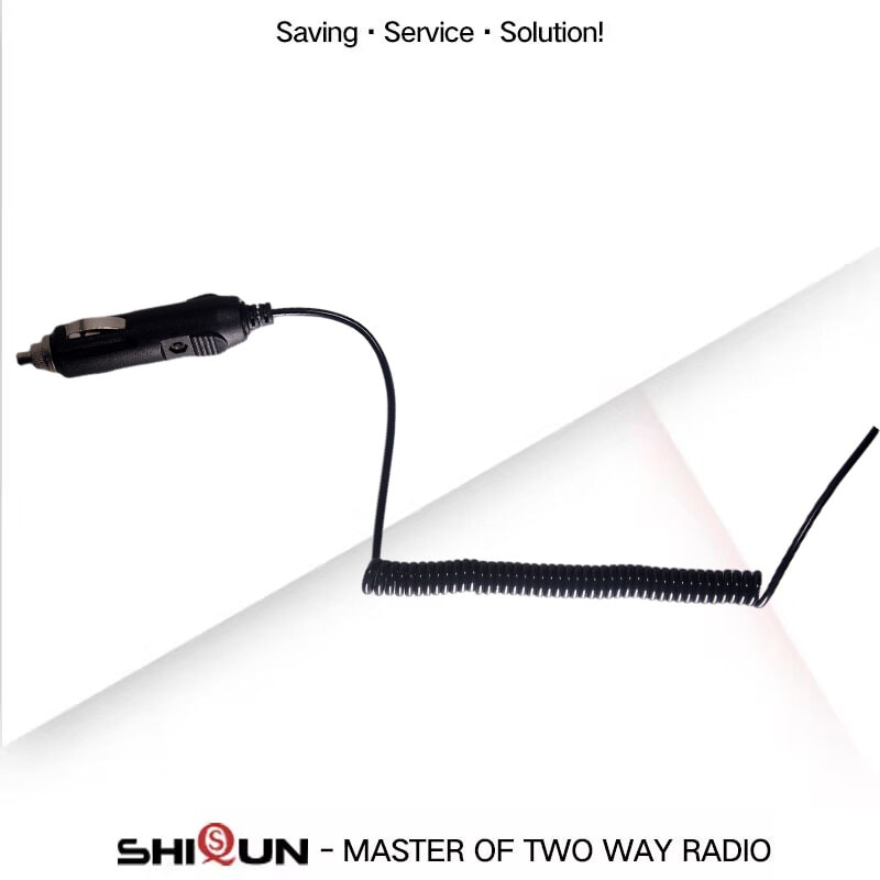 Quansheng Battery Eliminator Car Charger For Walkie Talkie Plus 5