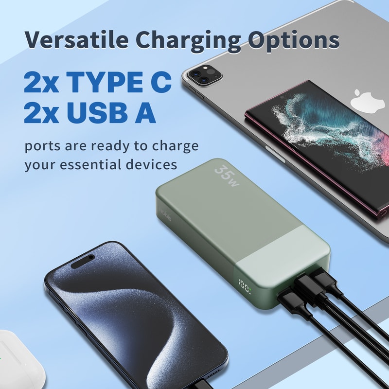 NOBIS Portable Charger With Fast Charging Power Bank 3