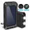 All in One Solar Power Bank with Camping Light & Compass