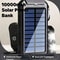All in One Solar Power Bank with Camping Light & Compass