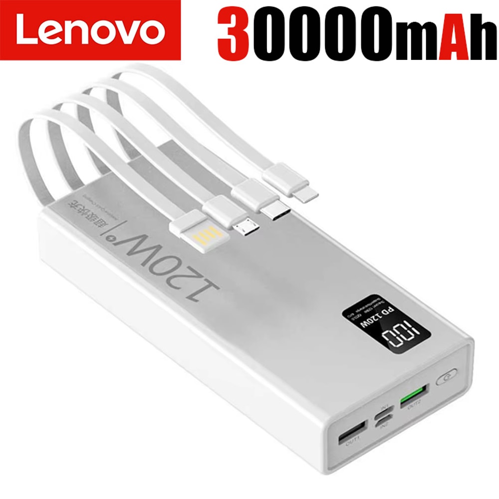 High Capacity Power Bank With Fast Charging Cables 6